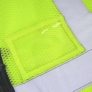 Uniformes de vêtements de travail Mingrui Hi Vis Gilet haute visibilité pour enfants avec poches zippées Gilet de sécurité réfléchissant de qualité supérieure pour une meilleure visibilité - Product Image 3