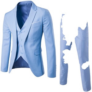 Nuevo traje barato para oficina de negocios o boda para hombre, traje de 3 piezas para hombre con pantalones, Chaleco Ajustado 2026 - Product Image 3