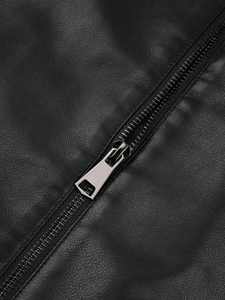 Veste en cuir d'hiver pour hommes, doublure en laine style vintage, coupe-vent, personnalisation complète - Product Image 6