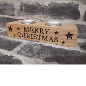 Classic Unique Wooden <b>Christmas</b> Tea Lights For Home Hotel Restaurant Lighting <b>Scented</b> <b>Candle</b> Jar For Table Decor - Product Image 1