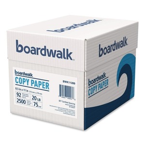 Paseo de Madera de 8.5 Pulgadas X 11 pulgadas 20 Libras Papel Bond para Copiar, Color Blanco Brillante, Peso 92, Cartón Conveniente con 5 Resmas/Cartón - Product Image 1