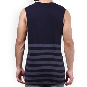 2025ใหม่เสื้อยืดแขนกุดสำหรับผู้ชาย, เสื้อยืดแขนกุดลำลองสำหรับวิ่ง100% ผ้าฝ้ายสำหรับผู้ชายเสื้อยืดออกกำลังกายแขนกุดพิมพ์ลายทรงหลวม - Product Image 4