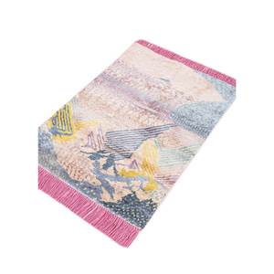 Alfombras de Seda Anudadas a Mano Manchaha Azules con Patrón Abstracto Estilo Tabriz para Dormitorio, Pasillo y Hogar-LPS-11 de Jaipur Rugs US - Product Image 2