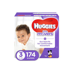 Couches jetables Little Movers personnalisées, taille 6, 104 unités, avec protection anti-fuite 3D et absorption douce et respirante, origine américaine - Product Image 6