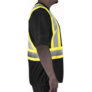 Chemise de travail en tissu extensible léger, vêtements de sécurité avec design multi-poches, matière confortable, adaptée à toutes les conditions - Product Image 6