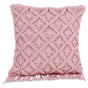 Funda de cojín de macramé bohemio étnico Funda De Almohada hecha a mano artesanal de India - Product Image 1