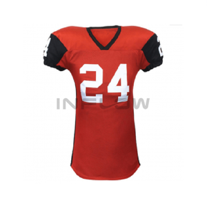 Maillots de football américain brodés pour hommes, chemises pour adultes et enfants, ensemble de broderie occidentale, sports de plein air, maille - Product Image 3
