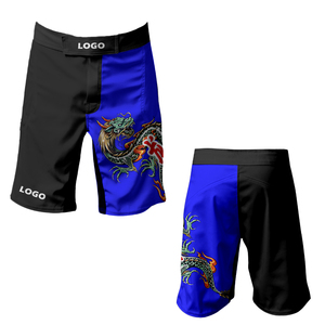 กางเกง MMA แบบสั่งทำรุ่นใหม่ คุณภาพสูง เป็นมิตรกับสิ่งแวดล้อม ผ้าไม่ทอ ลายเรียบ ความยาวระดับเข่า ระบายอากาศได้ดี แห้งเร็ว ลดราคา - Product Image 3