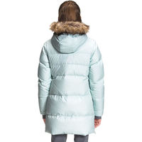 Parkas longs matelassés pour femmes style bomber, vestes d'hiver avec fermeture éclair, doublure en peau de mouton, coque 100 % coton, coupe-vent et respirant, vente en gros
