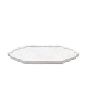 ถาดหินอ่อน Mughal ทรงสี่เหลี่ยมผืนผ้าสำหรับเสิร์ฟอาหารปริมาณมากได้ตามต้องการ - Product Image 2