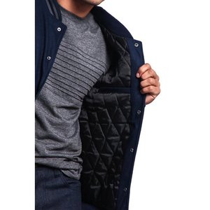 เสื้อแจ็กเก็ตแฟชั่นปกตั้งดีไซน์ของคุณเองสำหรับผู้ชายและผู้หญิงปรับแต่งได้ตามต้องการ - Product Image 3