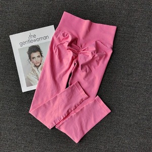 Mallas de gimnasio de secado rápido personalizadas para mujer, mallas de yoga ajustadas de alta calidad, mallas de entrenamiento de nailon Spandex para glúteos - Product Image 4