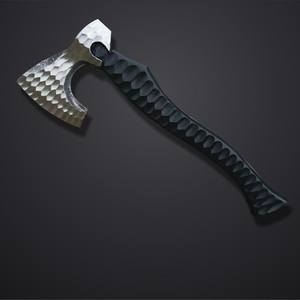 Hacha Vikinga de Acero al Carbono Forjada a Mano con Mango de Madera y Funda de Cuero, Grado Industrial, Personalizada OEM para Trabajos en Madera - Product Image 3