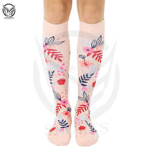 Chaussettes de football personnalisées en coton pour hommes, chaussettes de sport longues, chaussettes de football antidérapantes au-dessus du genou, haute qualité - Product Image 2