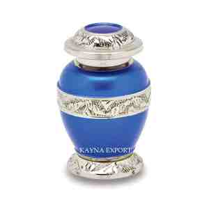 อุปกรณ์งานศพเคลือบสีขาวสวยงามสําเร็จรูปที่ระลึกงานฝีมือการเผาศพที่ระลึกมินิโกศศัตรูผู้จัดจําหน่ายขายส่ง - Product Image 6