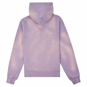 Custom 100% Cotton Pullover Oversized Hoodie Vintage Distressed Acid Wash Men's Hoodies <b>Sun</b> Faded Wash Hoodie For Men - Product Image 2