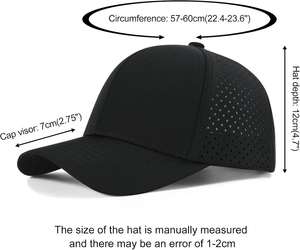 Gorras de Béisbol Casuales Unisex de Primera Calidad al por Mayor, con Logotipo Personalizado, Bordado 3D, Colores y Telas Personalizadas - Product Image 5