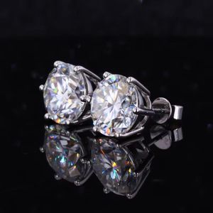 SHIVPATH Vintage clásico elegante 925 Plata Moissanite Stud pendientes constelación diseño Premium calidad brillante para boda - Product Image 1