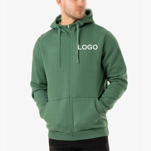 Otoño Vintage Zip-Up Hombres Heavyweight Acid Wash Hoodie Logotipo personalizado bordado para Puff Print Patrón sólido 100% Algodón Con cuentas - Product Image 2