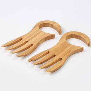 Cuchara de madera para ensalada, diseño hecho a mano, para acacia, nuevo diseño - Product Image 3