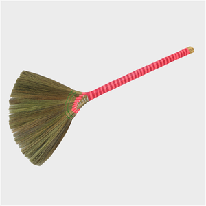 2024 Factory Wood <b>Broom</b> Head Long-<b>Handle</b> Garden Grass <b>Broom</b> Colorful <b>Wooden</b> Stick PVC PET Dustpan for Household Use Made Vietnam - Product Image 1