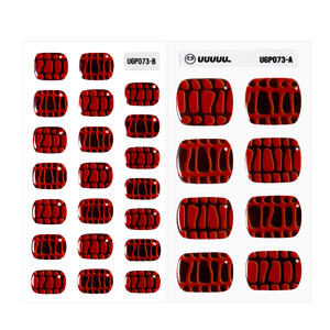 Pegatinas de Gel para Uñas Semipermanentes de Calidad Profesional Coreanas 100% Reales, Aptas para Pedicura, Veganas, Libres de Crueldad Animal, No Tóxicas, Venta al por Mayor - Product Image 2