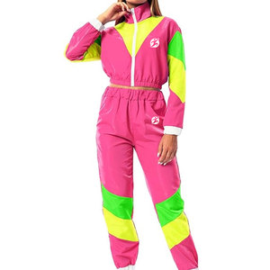 Conjunto Deportivo de Invierno con Capucha, Estilo Hip Hop, Impermeable, Ligero, de Nailon, Diseño Personalizado, Top Corto con Cremallera y Chaqueta Cortavientos - Product Image 1