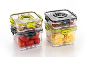 Contenedor de Almacenamiento de Alimentos al Vacío Hermético, Ecológico y a Prueba de Fugas con Tapa de Cierre, Libre de BPA, PP+PET, Ahorra Espacio, Caja de Almacenamiento para Cocina - Product Image 2