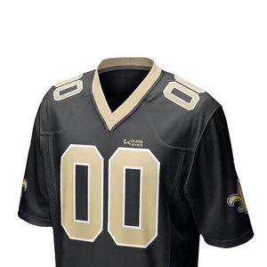 Latest Design Sports Wear High Quality Short Sleeves American Football Jerseys Quick Dry Breathable American Football Jerseys - Product Image 4