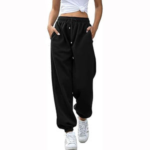 Nouveau pantalon de jogging droit imperméable en toile légère et confortable pour femme – Style doux au toucher – Vente en gros - Product Image 6