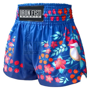 Pantalones cortos de Muay Thai fuertes y duraderos con logotipo personalizado para hombres para Kickboxing y equipo de entrenamiento de combate en artes marciales - Product Image 2