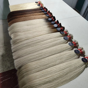 Extensiones de Cabello Humano Virgen Vietnamita 100% Natural de Alta Calidad, Corte Recto, Doble Trama a Máquina, Venta al Por Mayor 2025 - Product Image 1