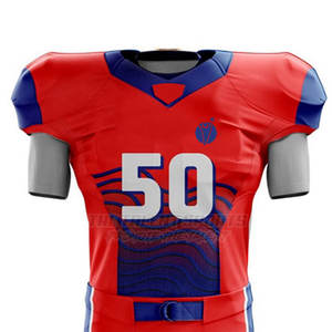 Uniforme de Fútbol Americano para Adultos, Diseño de Última Generación, Manga Corta, Transpirable, Alta Calidad, Precio al por Mayor - Product Image 4