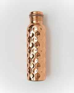 Botellas de agua de cobre utilizadas para beber botella de agua orgánica disponible al por mayor en diferentes diseños y acabados con impresión de tapa - Product Image 4