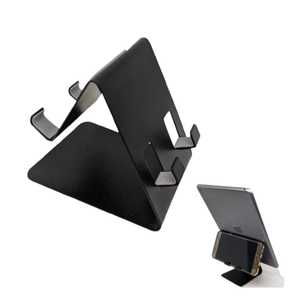 Support portable en aluminium massif avec finition miroir en acier, mains libres, pour tablettes, cadeaux personnels et professionnels, retour artisanal - Product Image 4