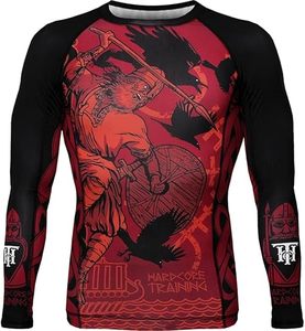 Camisa de compresión de alta calidad para hombre para deportes sublimación personalizada impresa Spandex secado rápido BJJ Rashguards largo transpirable - Product Image 2