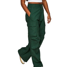 กางเกงคาร์โก้เอวกลางผ้าเดนิมสำหรับผู้หญิง แห้งเร็ว ลายนูน แฟชั่นทุกฤดูกาล ใหม่ 2025 รอนเพ็กซ์ - Product Image 2