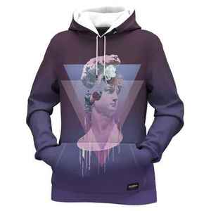 Sweat à capuche personnalisé avec sublimation abstraite, imprimé audacieux et lumineux, polaire chaud, confortable, élégant, pull tendance, vêtement tendance - Product Image 1