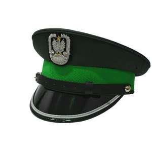 Casquette d'officier de haute qualité en laine, taille personnalisée, matériau réglable, uniforme de cérémonie, casquette d'officier - Product Image 4