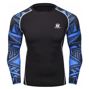 Ropa Deportiva Ligera para Gimnasio, Camiseta de Manga Larga para Hombre, Protección contra Rozaduras para Mayor Soporte y Fuerza - Product Image 1