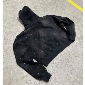 Sweat-shirts unisexes en coton personnalisés avec logo brodé, qualité supérieure, style décontracté, doublure en soie, dernière tendance - Product Image 3