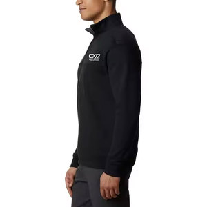Taille personnalisée Sweatshirts à demi-fermeture éclair en coton mélangé pour hommes Basics Sweatshirts à demi-fermeture éclair en coton mélangé pour hommes - Product Image 3