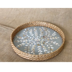 Bandeja para servir con incrustaciones de perlas para madre, tamaño personalizado para Ramadán, especiales, Eid Kareem, nuevo diseño de lujo - Product Image 1