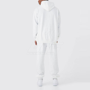 Cantidad a granel de alto rendimiento de invierno con capucha Casual hombres chándales de calidad superior 100% algodón Puff impresión para hombres - Product Image 2