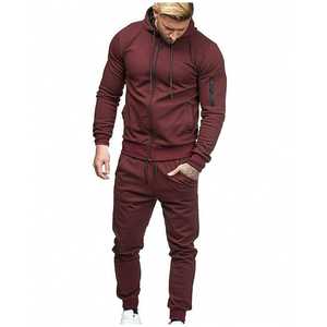 Conjunto de chándal de diseñador de alta calidad para hombre, cortavientos de dos piezas con cremallera, Sudadera con capucha y joggers, ropa deportiva al por mayor - Product Image 4