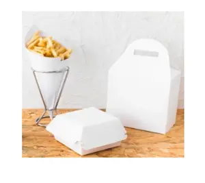 Embalaje de bolsas de papel Tablero de papel trasero blanco Paquete de regalo Material de papel de embalaje de grado alimenticio de doble capa Tablero triplex