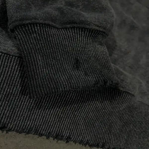 Nouvel arrivage de survêtements vintage grande taille délavés à l'acide pour hommes, ensemble de pantalons de survêtement à capuche patchwork cousus avec logo d'hiver - Product Image 4