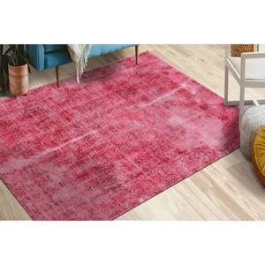 Alfombra Estampada de Diseño Vintage - Rosa, Plana, Moderna, Antideslizante, con Pelo Suave - Product Image 4