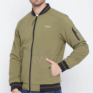 Winter Use <b>Light</b> Bomber <b>Jacket</b> for <b>Mens</b> Outdoor Padded Bomber <b>Jacket</b> Plus Size <b>Men</b> Bomber <b>Jacket</b> - Product Image 2