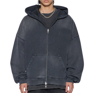 Sweat-shirts pour hommes de haute qualité, surdimensionnés, avec logo imprimé en 3D personnalisé, pull-over, taille américaine, 100% coton, sweat-shirt uni pour hommes - Product Image 6